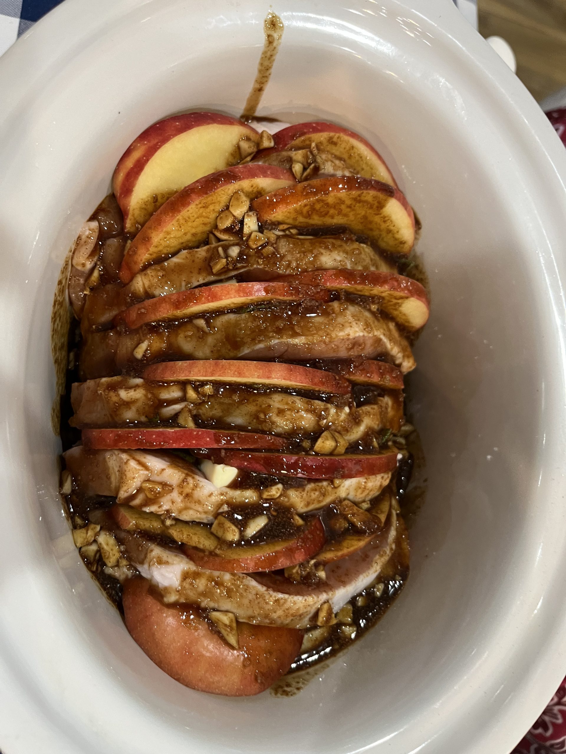 Hasselback Pork Loin with Apple Paulson Pursuits